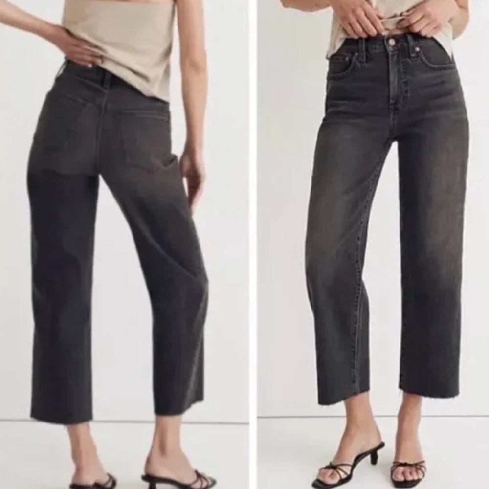 Madewell Wide Leg Crop Jeans